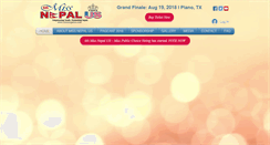 Desktop Screenshot of missnepalus.com